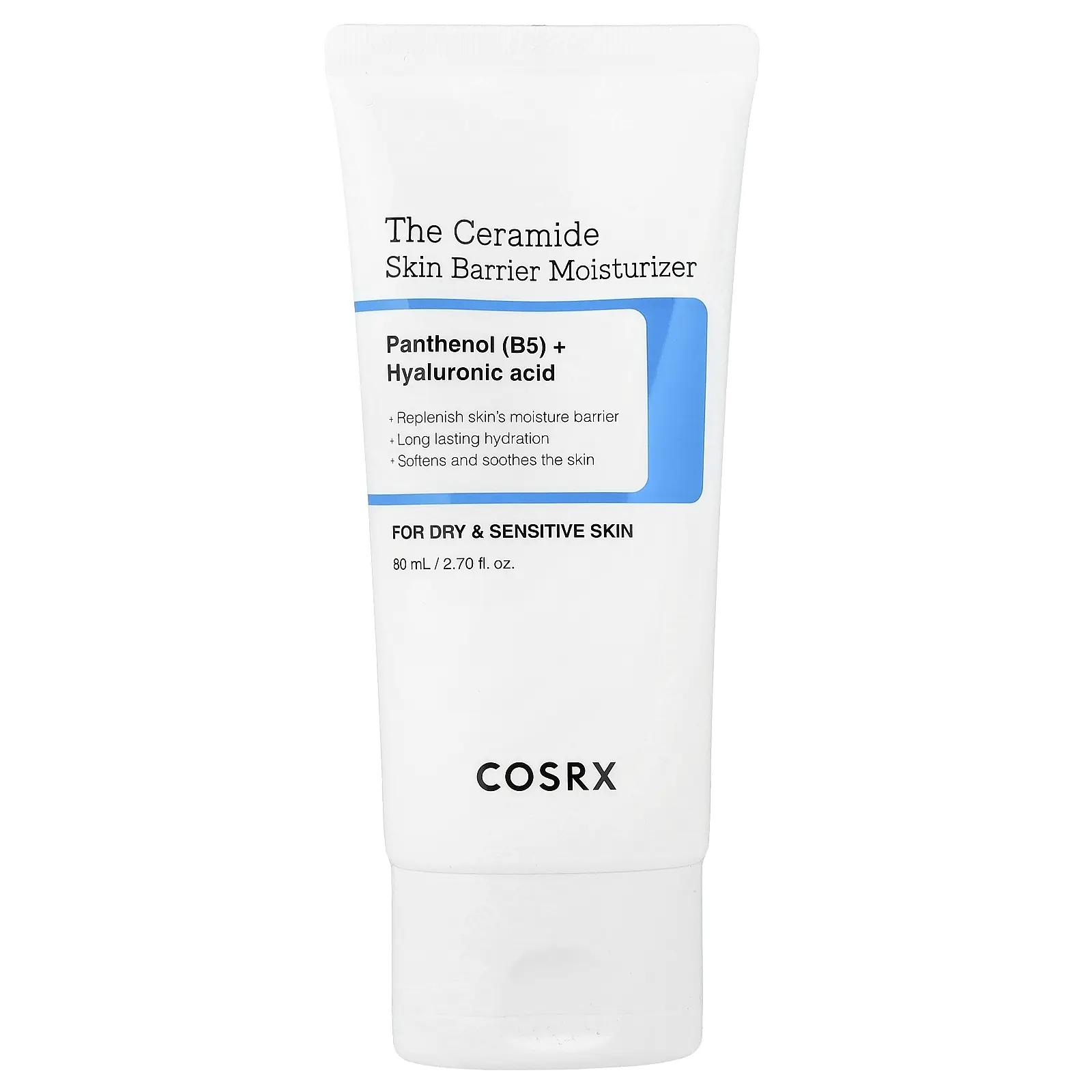 CosRx The Ceramide Skin Barrier Moisturizer, For Dry & Sensitive Skin, 2.7 fl oz (80 ml)