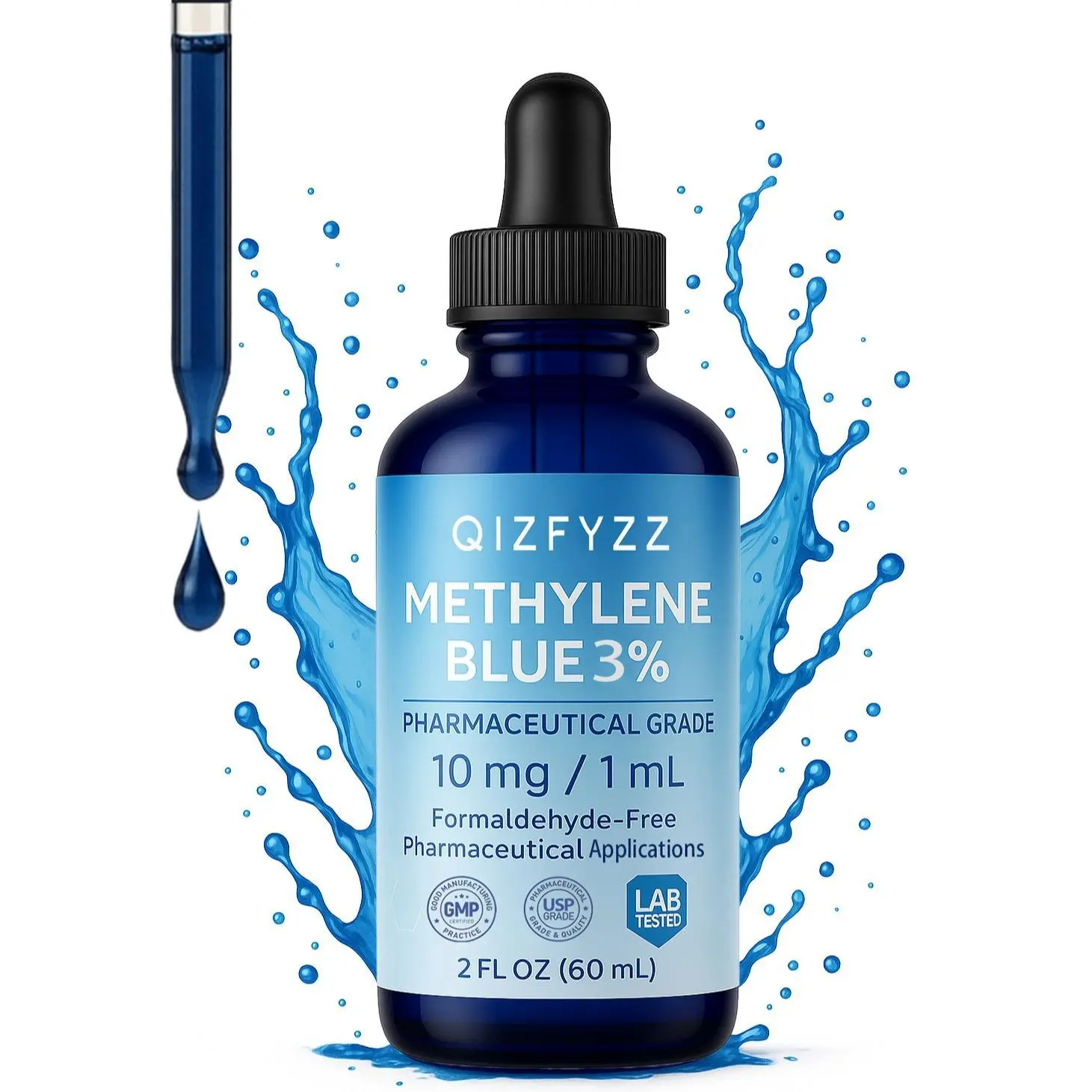 Ultimate Methylene Blue Health Drops 30ml 1%-Solution High Ultimate Methylene Blue Health Drops 30ml 1%-Solution High