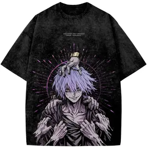 My Hero Academia Tomura Shigaraki Graphic | Vintage Mineral Wash Anime T-Shirt | S–3XL
