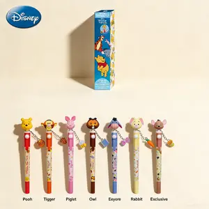 1pc Disney Officially Licensed  Winnie the Pooh Blind Box Pen – Random 1 of 7 Designs 3D Spinning Topper Stationery Cute Desk Decoration Perfect Halloween & Christmas Gift