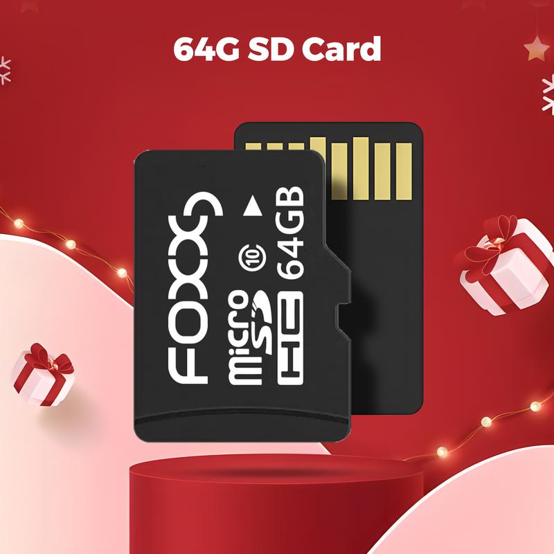 【ST】Foxxd 64GB/128GB Micro SD Card – Ultra-Fast, Reliable Storage for Photos, Videos & Gaming – Perfect for Travel, School, Home, Office & On-the-Go Entertainment – Great Gift for Tech Lovers, Students & Holidays 【ST】Foxxd 64GB/128GB Micro SD Card – Ultra-Fast, Reliable Storage for Photos, Videos & Gaming – Perfect for Travel, School, Home, Office & On-the-Go Entertainment – Great Gift for Tech Lovers, Students & Holidays