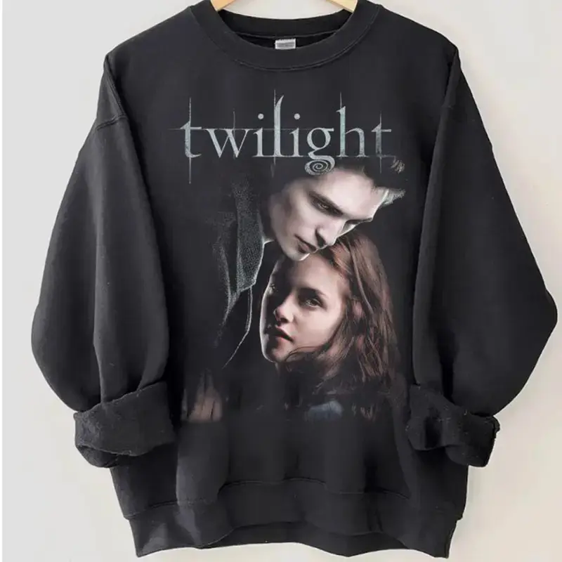 Retro 90s Twilight Movie Sweatshirt, Unisex Cotton Swweatshirts