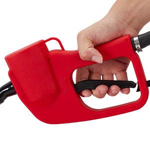 【GARVEE】15 Gallon Portable Fuel Caddy with 10-ft Hose, Siphon Pump, and 7.5 L/min Manual Nozzle for Diesel and Gasoline, Available in Red, Gray, and Yellow Steering Brake