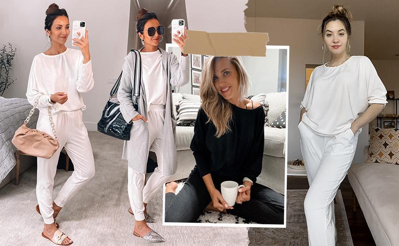 PrettyGarden Women's Fashion Outfits 2 Piece Sweatsuit Long Sleeve Cozy Loungewear