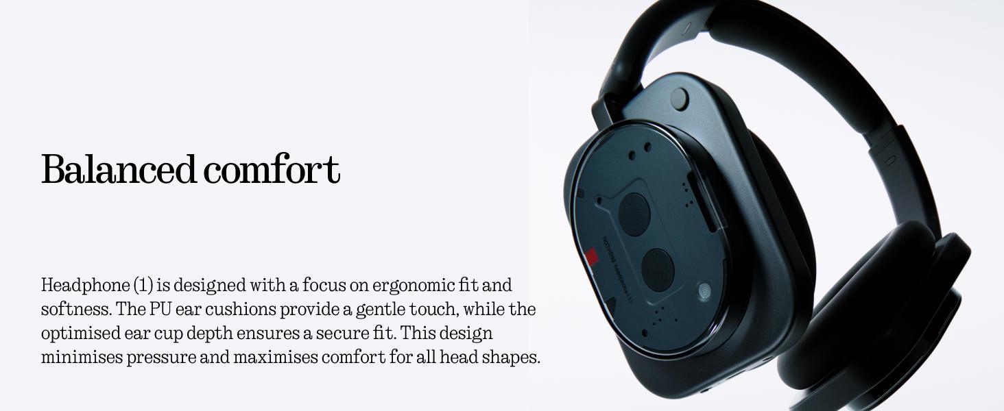 Nothing Headphone (1) Hybrid Active Noise Cancelling Headphones, Wireless Over Ear Headphones with 6 MICS, Personalized Spatial Audio, Tuning by KEF, Up to 80 Hours Playtime, Bluetooth Headset White Nothing Headphone (1) Hybrid Active Noise Cancelling Headphones, Wireless Over Ear Headphones with 6 MICS, Personalized Spatial Audio, Tuning by KEF, Up to 80 Hours Playtime, Bluetooth Headset White