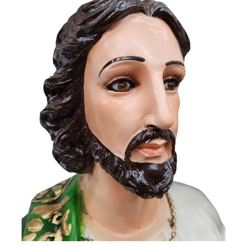 San Judas 36" Inches Tall / 3 Feet Statue - St Jude Standing Figure in Box - New - Hecho en Mexico Religious Saint Decor Ornaments Tadeo