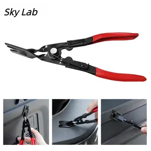 Sky Lab Car Trim Clip Removal Pliers Headlight Repair Door Panel Retainer Remover Tool,Automotive Push Pin Panel Clip Removal Pliers,Fuel Pipe Fastener Removal Tool,MirrorZone.