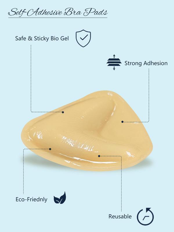 New Invisible Adhesive Sports Bra for Brides, Strapless Bust Pads for Wedding Dresses, Comfortable and Supportive Sports Bra for Women