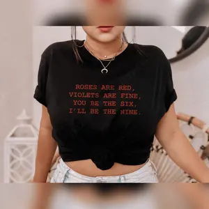 Funny Roses Are Red Shirt - Naughty Valentine’s Day Tee, Adult Humor Gag Gift, Anti-Valentine’s Day T-Shirt for Women