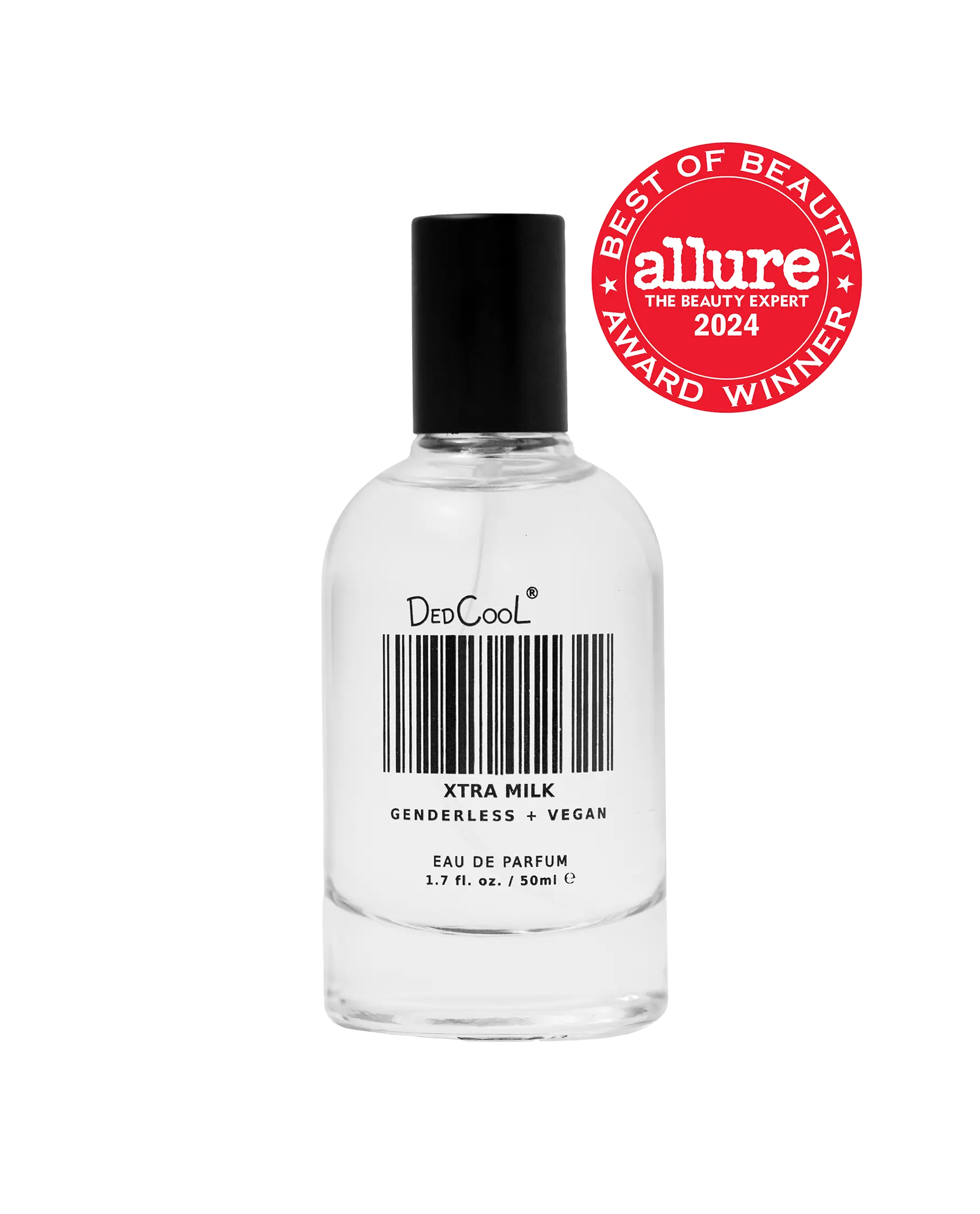 Xtra Milk Fragrance - Genderless + Vegan Eau de Parfum - 1.7 fl oz (50ml) - Best of Beauty Award Winner 2024