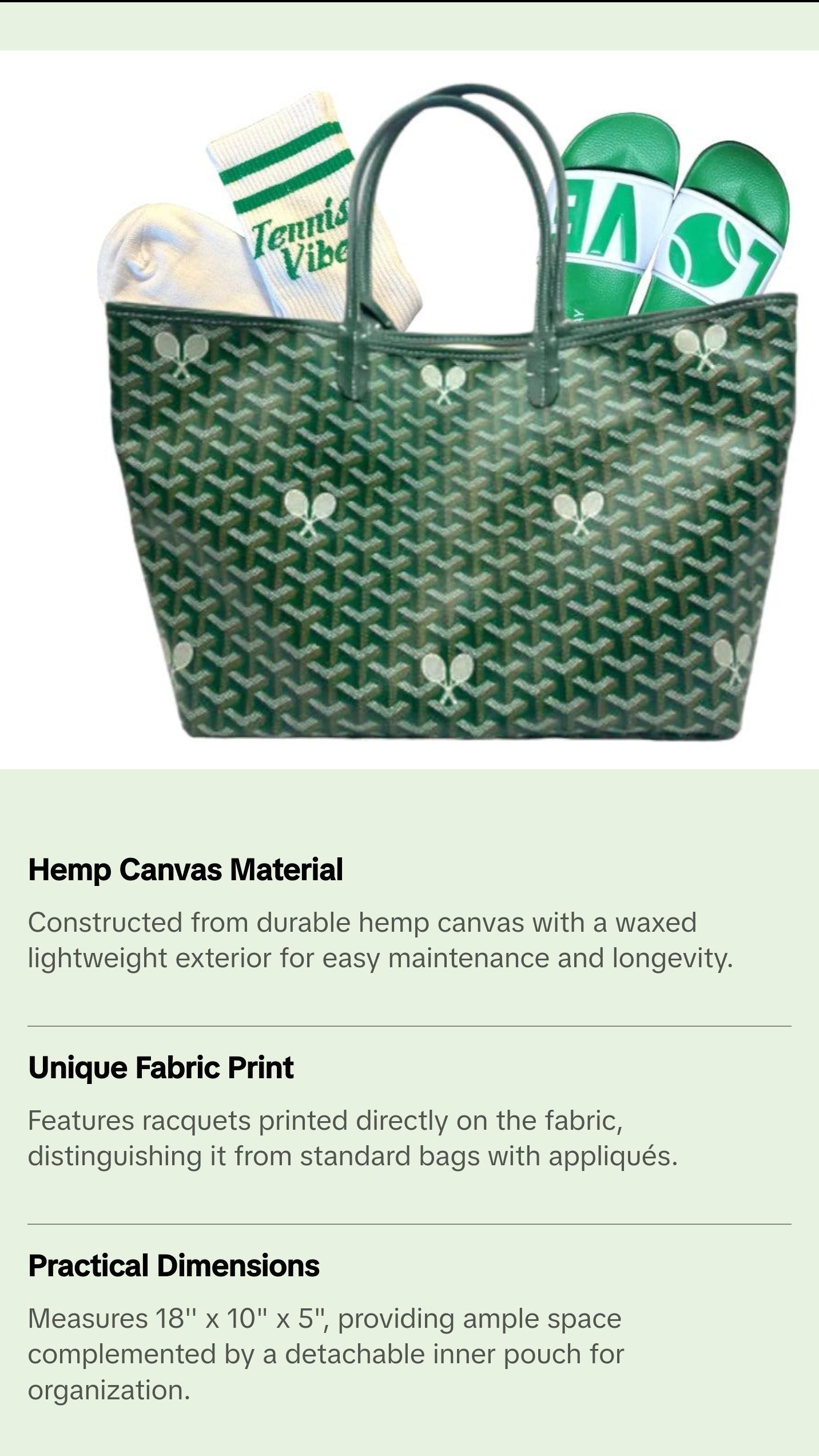 Whimsy Tennis Tote- PREORDER