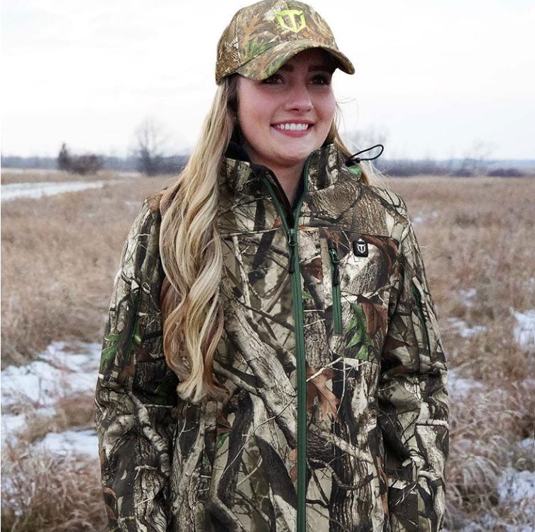 [Limited Size Clearance] TideWe Men's & Women's Soft Shell Heated Jacket Coat with Detachable Hood and Battery Pack Size S-XXXL