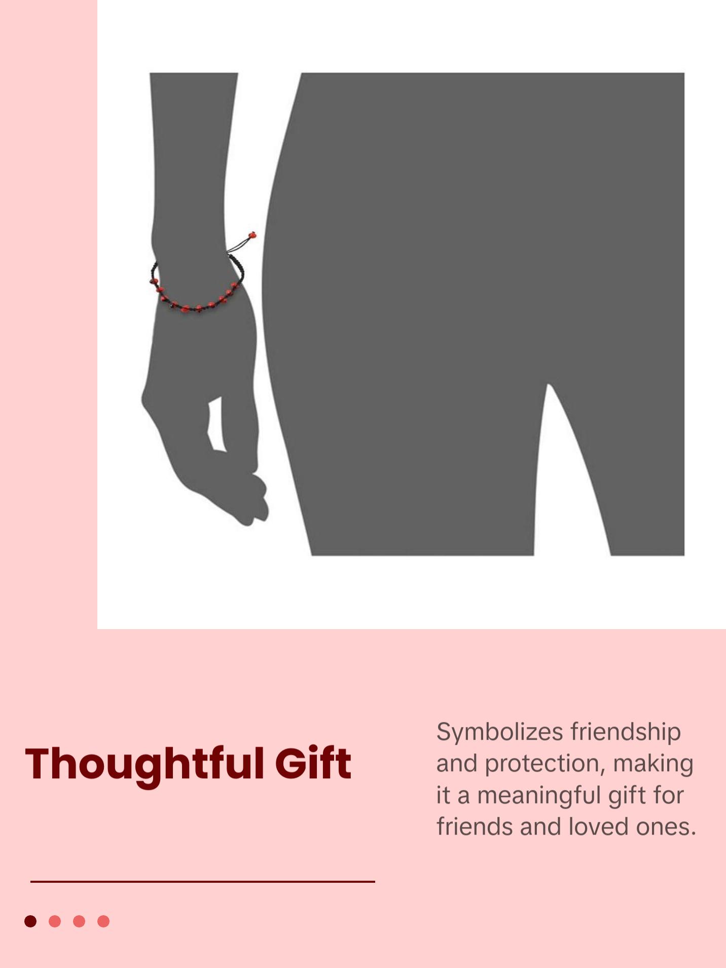 Adjustable Macramé Good Luck Bracelet – Handmade with Huayruro Seeds