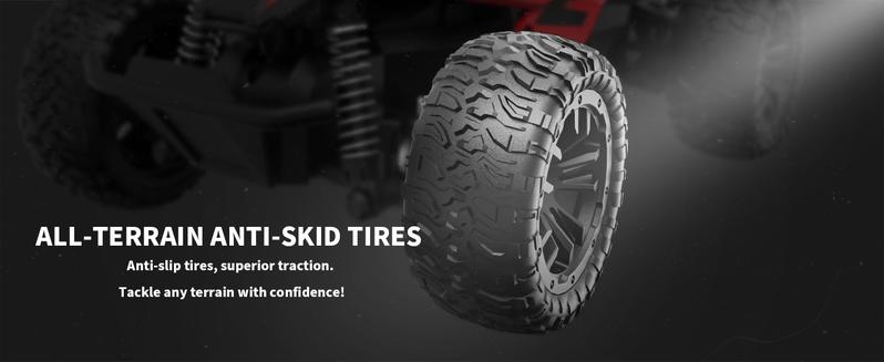 CAROX Remote Control Car - 2.4GHz High Speed Off-Road 20KM/H RC Drift Cars Toys, 1:16 Monster RC Truck Off Road with Rechargeable Battery Gifts for Adults Boys 8-12 RC Car，ldeal Gift for Boys 6+，for Christmas and New Year