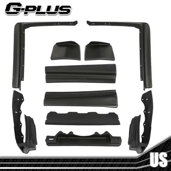 MOTOR GPLUS Fiberglass Bumper Fillers - 1 Set Direct Replacement for Cadillac 1980-1992 Deville, Fleetwood, Brougham Auto Body Frame Parts, Manufactured with Modern Tooling & Designed with Latest Software