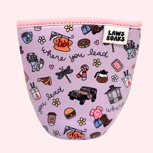 Where You Lead Coffee Sleeve Lorelai Gilmore Inspired Gilmore Girls Reusable Neoprene Cup Sleeve Eco-Friendly Comfortable Drink Sleeve for Caffeine Enthusiasts and Fans