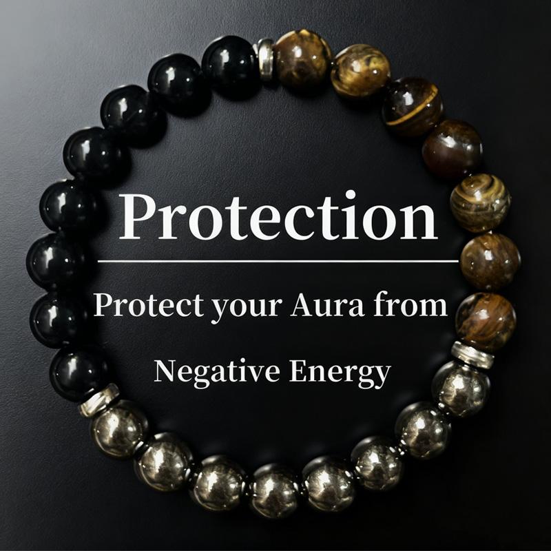 Exquisite Bohemian Beaded Bracelet Set for Women - Wealth Attraction, Good Luck, Money & Protection - Natural Tiger Eye, Citrine, Malachite, Evil Eye Beaded Spiritual Jewelry for Banquet Party, Ideal Gift for Her & Couple Matching