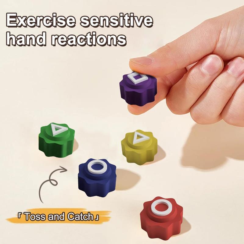 2025 New Gong-gi Korean Game Set，Squid Gong-gi Korean Game，Stone Catching Game, Hand Eye Coordination Training Toys，Korean Traditional Gong-gi Korean Game Play