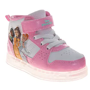 Josmo Kids Princess Belle, Cinderella, Jasmine  Design Slip on Canvas Girls Casual Easy Wear Everyday Comfortable (Toddler / Little Kid)