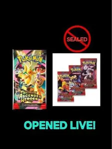 1 Pack Ascended Heroes  & 4 Destined Rivals