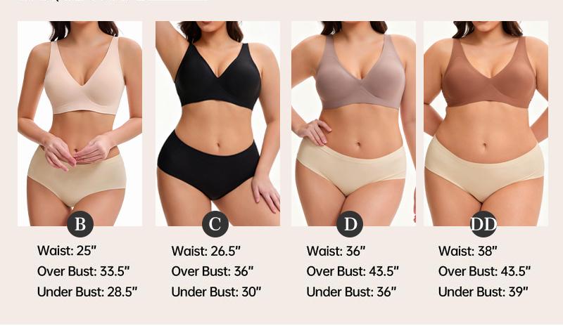 XWB Jelly Bra Girlfriend Comfortable Bra, Full Cup Design, Lift up Bra, High Comfort, No Steel Rim, Soft Pads, Leopard Pattern Bra, Seamless T-shirt, Deep V Daily Bra, Breathable and Elastic, Suitable for Daily Wearing