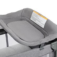 JOYMOR 7 in 1 Bedside Bassinet with Changing Table, All in One Nursery Center, Bedside Sleeper with Mattress, Sheet, Canopy, Storage Shelf and Hanging Toy