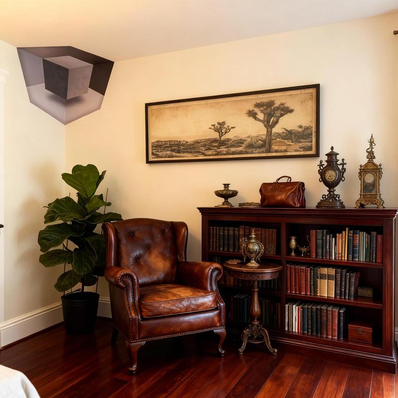 3D Optical Illusion Corner Wall Decal Realistic Design for Living Rooms & Bedrooms Easy Installation Versatile Use Enhance Space Aesthetic