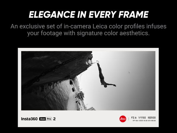 Insta360 Ace Pro 2 Flash Print Bundle - 8K Waterproof Action Camera Co-Engineered with Leica, 1/1.3" Sensor, Dual AI Chip, Leading Low Light, Xplorer Grip Pro Kit for Street Photography