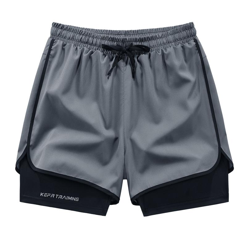 Newly upgraded, men's quick-drying sports shorts Pro, inner pocket design - elastic and comfortable fitness pants, men's summer outdoor sports shorts.fit Newly upgraded, men's quick-drying sports shorts Pro, inner pocket design - elastic and comfortable fitness pants, men's summer outdoor sports shorts.fit