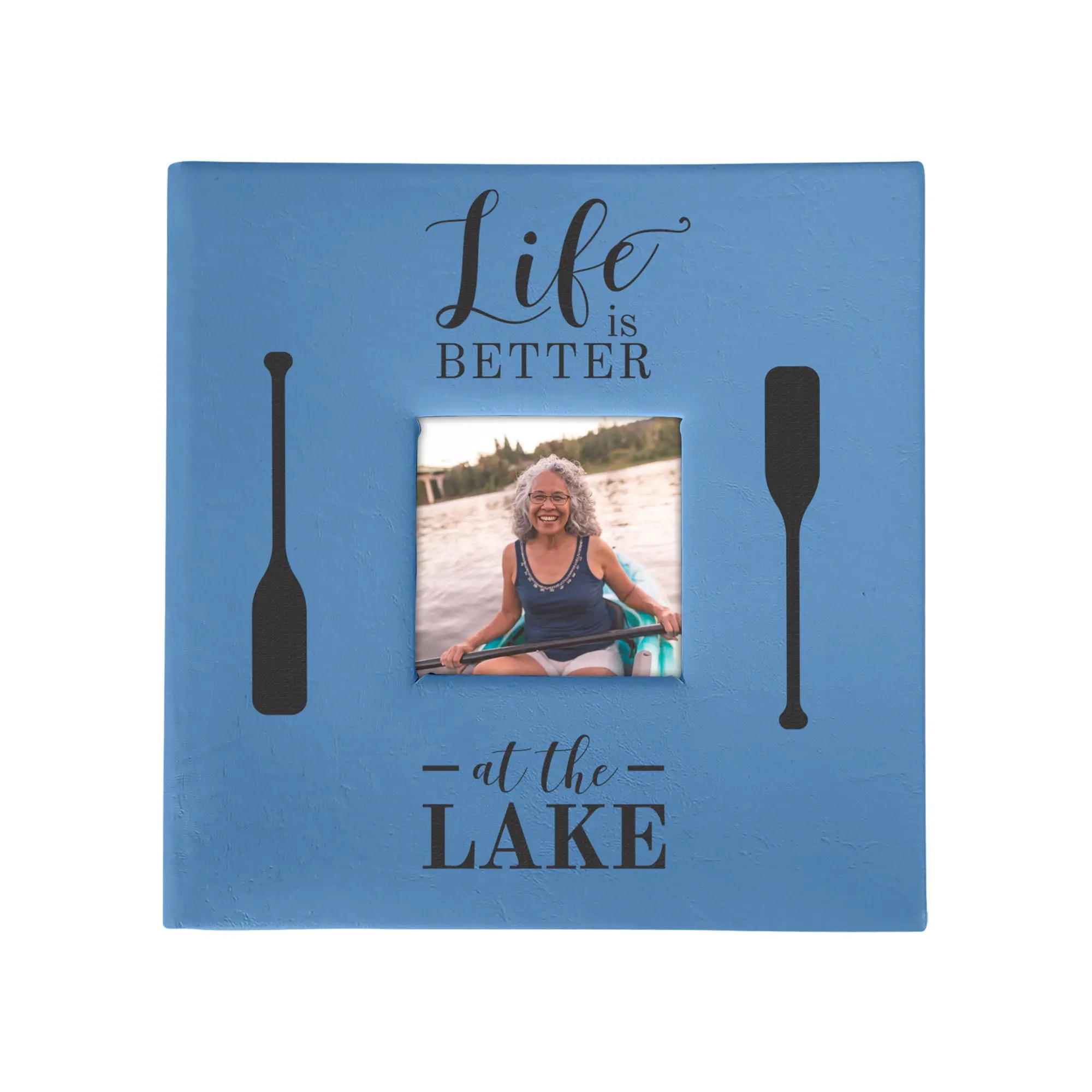 Life Is Better at the Lake Photo Album â€“ Personalized 200-Photo Lake & Vacation Keepsake
