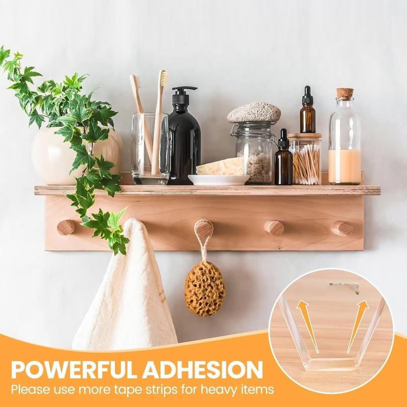 Double Sided Tape Heavy Duty 160 Inch Nano Mounting Tape Clear Adhesive for Home Office Outdoor Decorative Strips Residue Free Easy Install