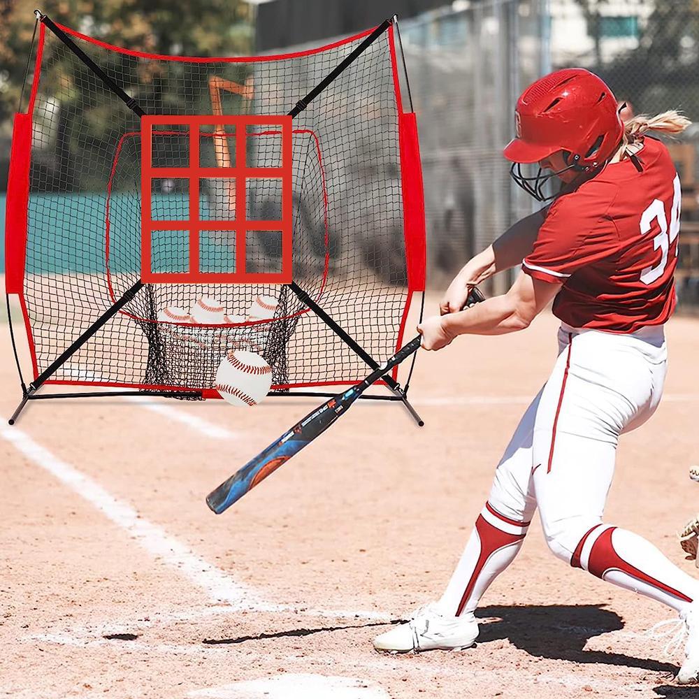 Strike Zone Target Adjustable Baseball Pitching Net Training Aids Practice Accuracy Training Throwing for Baseball Softball Net Strike Zone Target Adjustable Baseball Pitching Net Training Aids Practice Accuracy Training Throwing for Baseball Softball Net
