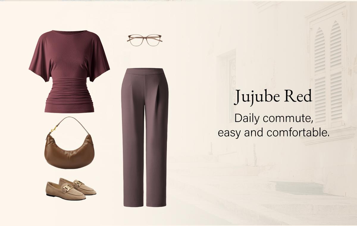 OGL Effortless Boatneck Batwing Sleeve Side Ruched Top - Stylish & Comfortable Women's Fashion baju  kelawar  outfit SpringStatements