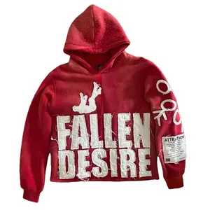 American retro letter patch print street hip-hop style hooded sweatshirt cardigan, designer high-street jacket, women's top, women's zip-up hooded sweatshirt