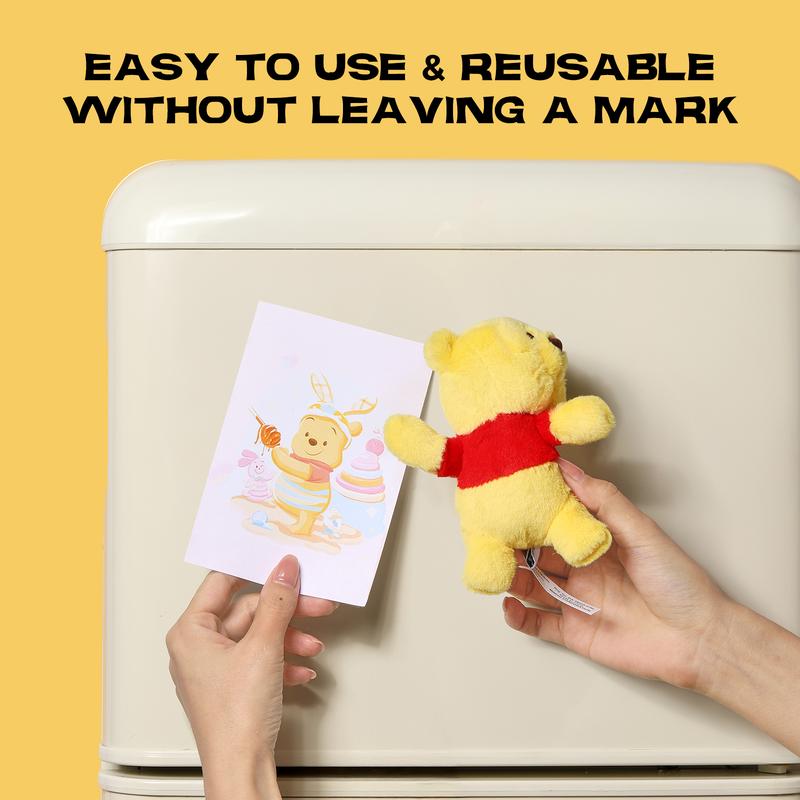 MINISO Disney Stitch Plush Strawberry Bear Magnetic Winnie the Pooh Refrigerator Magnet Decoration MINISO Disney Stitch Plush Strawberry Bear Magnetic Winnie the Pooh Refrigerator Magnet Decoration