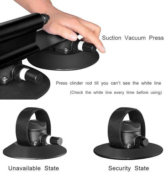 ROCKBROS Suction Cup Bike Rack for Car Roof Top Sucker Bike Rack Quick Release Aluminium Alloy Bike Carrier with Sucker for Bikes