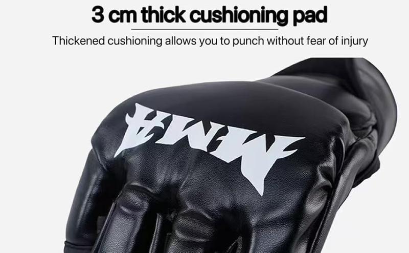 Breathable Boxing Gloves, 1 Pair MMA Muay Thai Kick Boxing Hand Wraps, Sanda Gloves, Professional Thicken Boxing Training Hand Wraps Gloves for Fighting Boxing Gloves Men Boxing Gloves Women, Boxing Equipment