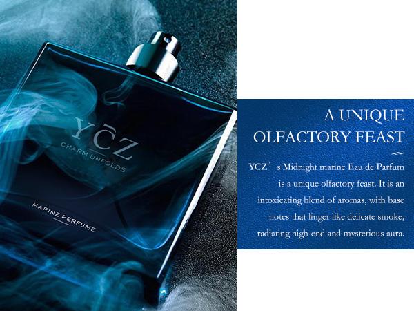 YCZ Midnight Gentleman Eau de Parfum for Men 50ml Lasting Oriental Woody Scented Cologne with Vanilla Orchid Sandalwood Notes Marine Perfume Edp Fragrance Matte Box YCZ Midnight Gentleman Eau de Parfum for Men 50ml Lasting Oriental Woody Scented Cologne with Vanilla Orchid Sandalwood Notes Marine Perfume Edp Fragrance Matte Box
