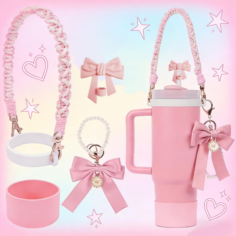 Stainless Steel Vacuum Insulated Glass 40oz Cup with Handle and Straw for Children's Gift Set,Portable Drinkware-Mug,Water Bottles,Flasks easter toy funny Tumbler Drinkware girl gifts friendship,Stanley Accessory Charms,valentine gifts, birthday holiday