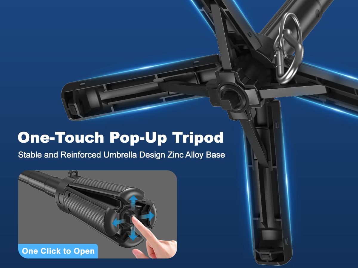 2026 Mini Size 4-in-1 Multifunctional Selfie Stick – 360°Rotation, Compact & Stylish, with Wireless Bluetooth Control, Phone Holder for Selfies/Video Recording/Vlogging, Compatible with Most Phone Models ,Maxinum Extend to 15.75 inches