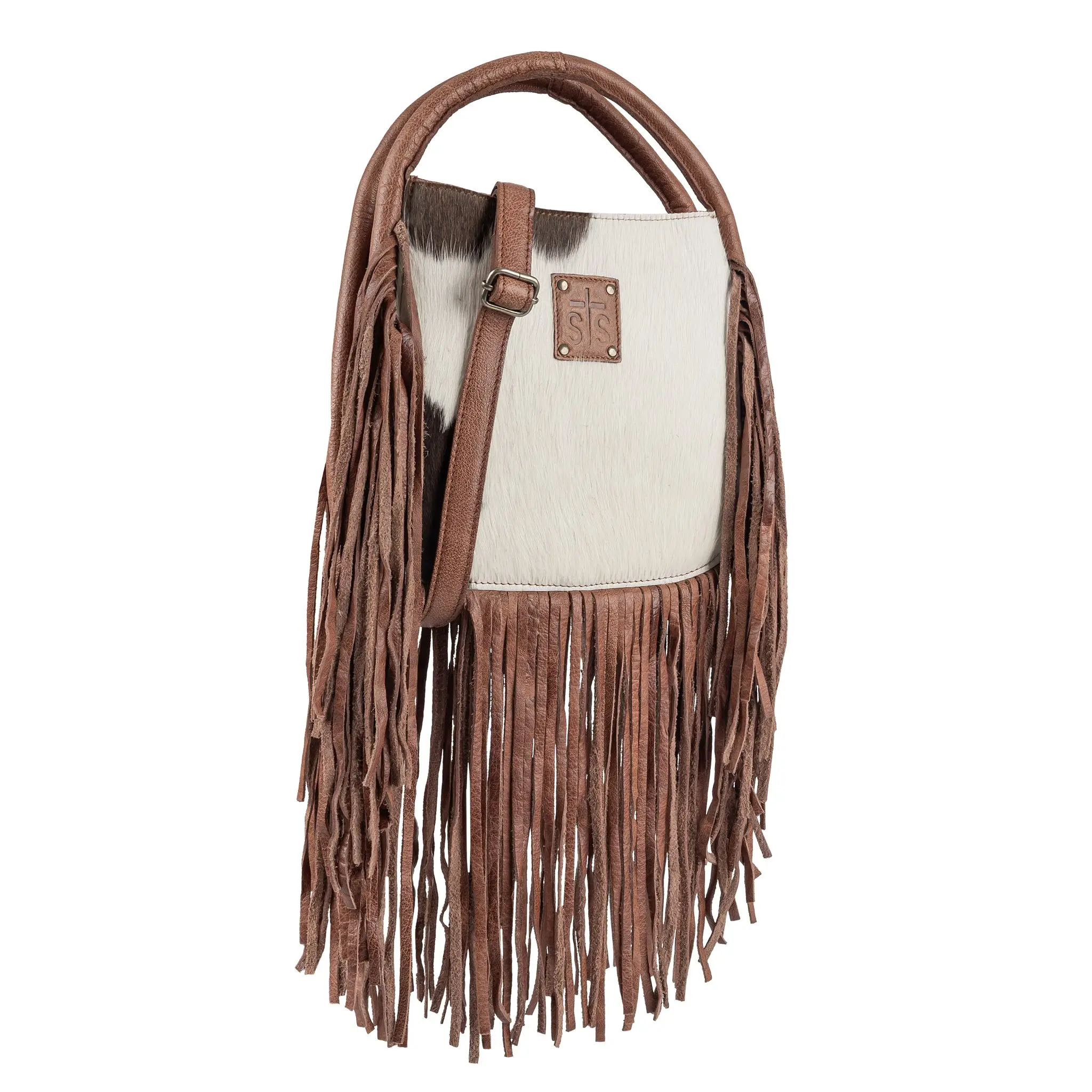 STS Ranchwear Indie Cowhide Sugar Satchel Purse