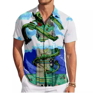 Rayquaza PKM Hawaiian Shirt | Cool Summer Anime Vibes for Men & Fans