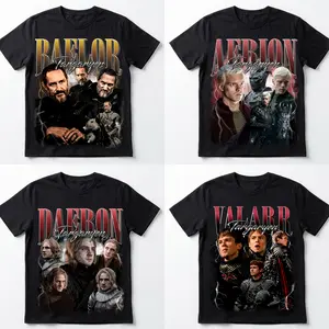 Targaryen Family Comfort Colors T-Shirt, Retro Movie Shirt, Movie Fan, Birthday Gift Tee Matching Family Shirts Vacation