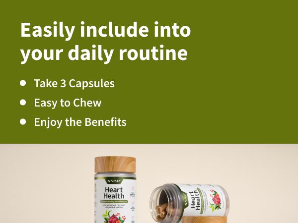 Snap Supplements - Heart Health - Support Healthy Blood Pressure and Circulation - 90 Capsules - Olive Leaf Extract, COQ10 - Garlic Extract - 12+ Active Ingredients Snap Supplements - Heart Health - Support Healthy Blood Pressure and Circulation - 90 Capsules - Olive Leaf Extract, COQ10 - Garlic Extract - 12+ Active Ingredients