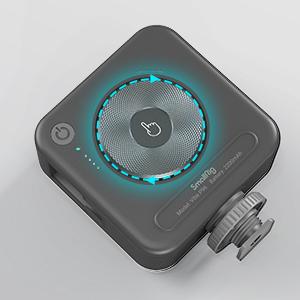 SmallRig P96 LED Mini Ring Light, Video Light,96 LED beads for Photography Video Lighting, Rechargeable 2200mA CRI 95 + 2700-6500K w 3 cold shoes Christmas gifts 3286B