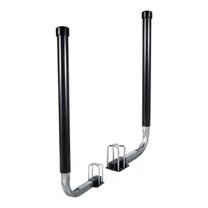 1 Pair of Boat Trailer Guide, Adjustable Heights 40"/48"/60", Trailer Guide Ons Galvanized Steel for Boat, Fishing Boat, Sailboat Trailer, L Shaped