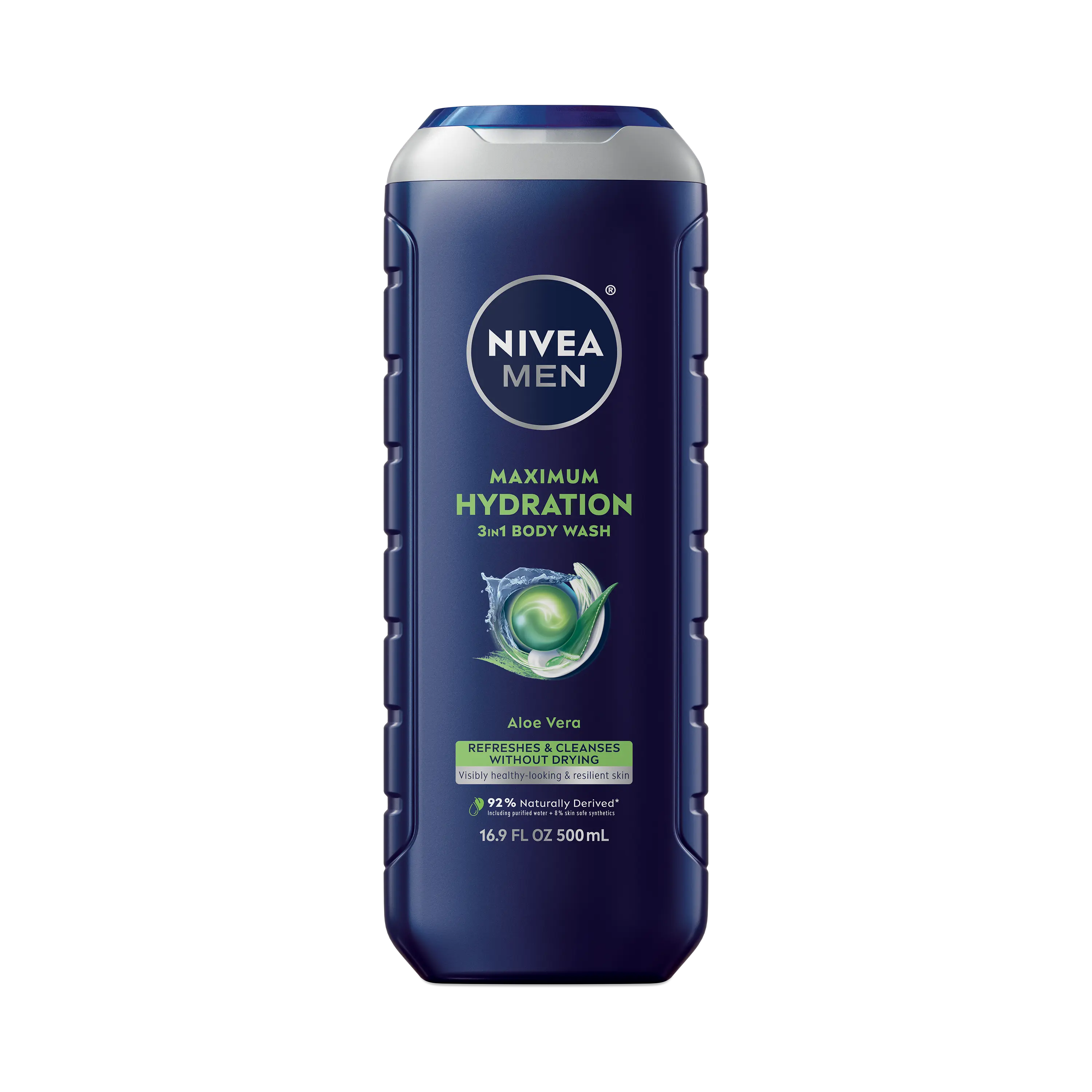 NIVEA Men Maximum Hydration (Aloe Vera) Body Wash 16.9oz NIVEA Men Maximum Hydration (Aloe Vera) Body Wash 16.9oz
