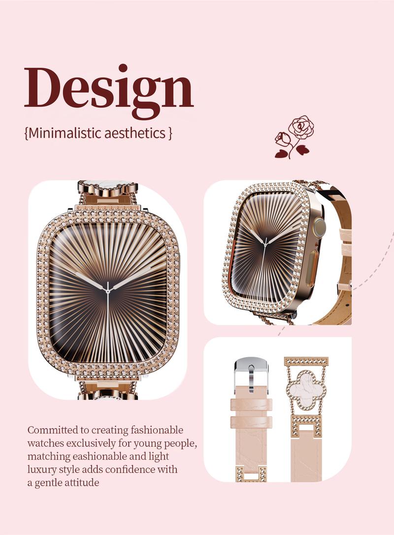 2026 Fashion Smart Watches for Women, Touch Screen Watch, Answer/Make Calls/100+ Sports Modes/Message Reminder, DIY Watch Dials, Wearable Devices, Smart Watches for iPhone/Andriod, Gift for Wife, Girl Friend