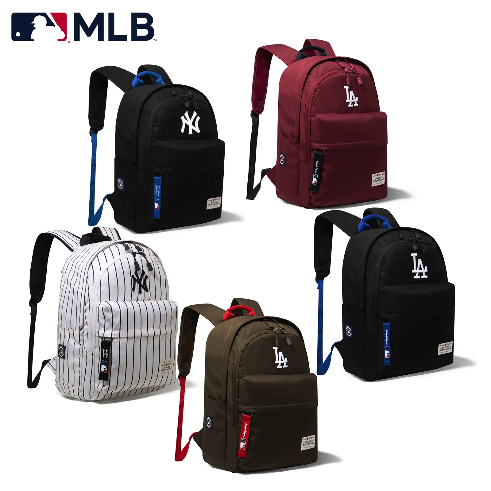 MLB Large-Capacity Waterproof Carry-On Backpack - Lightweight Laptop Backpack with Laptop Sleeve, Waterproof Computer Bag, Multiple Packing Cubes, Ideal for Travel, School, Daily Use, 55-355, Durable, Back To School Haul, First Day Of School