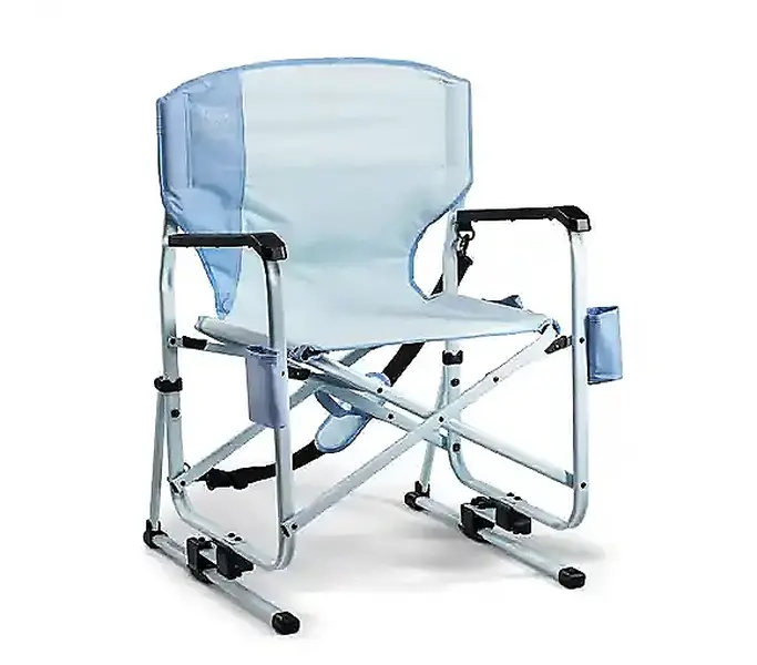 Redwood Flow Motion DC Rocker Chair with Flow Motion Technology Lightweight Foldable Chair for Beach Lawn Gravel Patio Decking 300 lbs Capacity